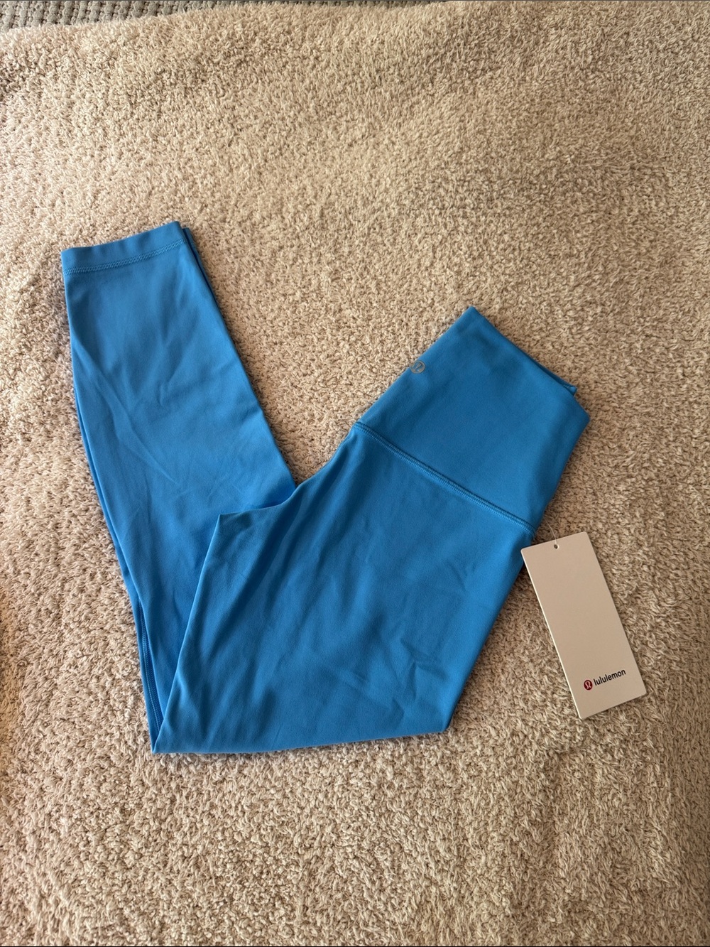 NWT lululemon Align HR no line Blue Leggings Size 6